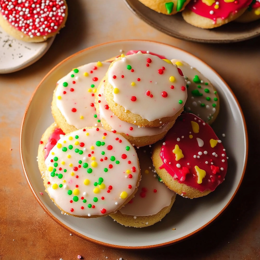 Recipe preparation for Christmas Cut-Out Shortbread Cookies
