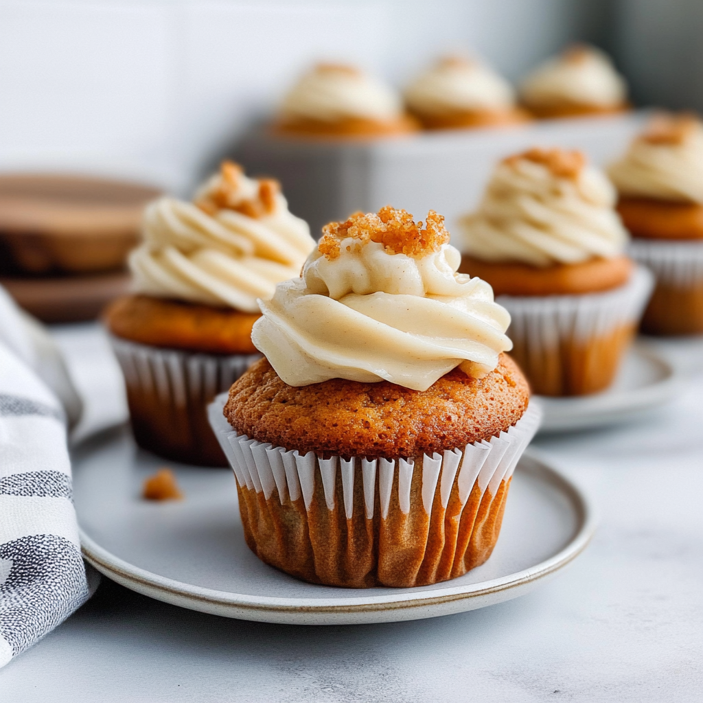 Recipe preparation for Carrot Cake Cupcakes
