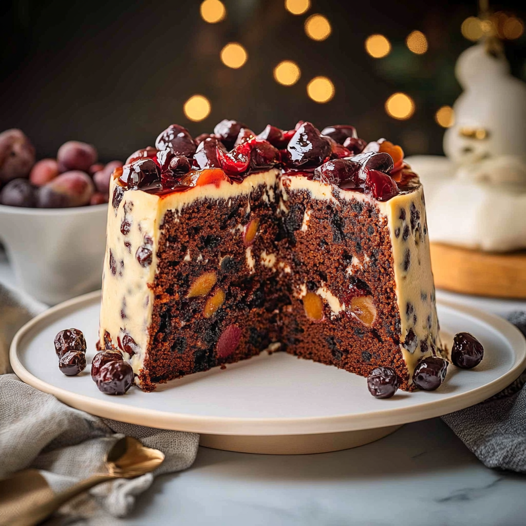 Recipe preparation for Classic British Christmas Cake