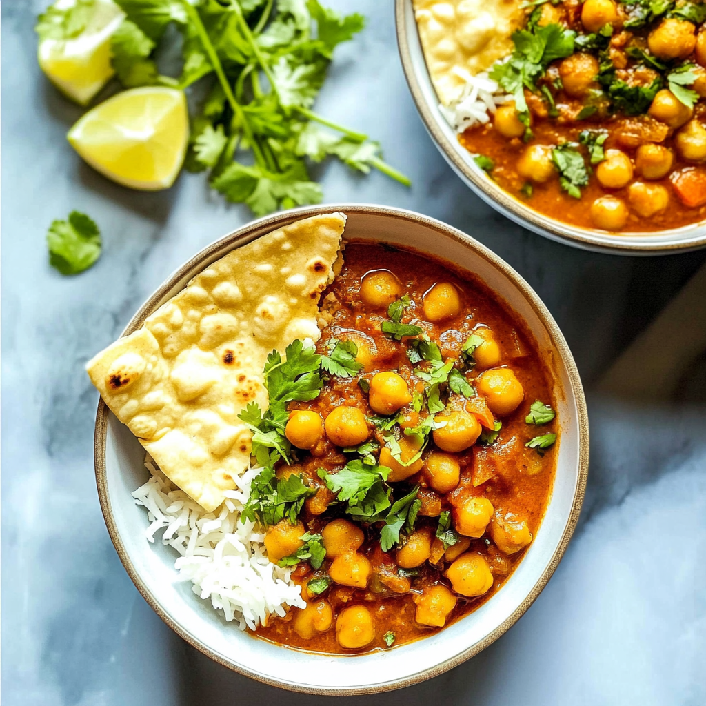 Recipe preparation for Easy Instant Pot Chana Masala {Chickpea Curry}