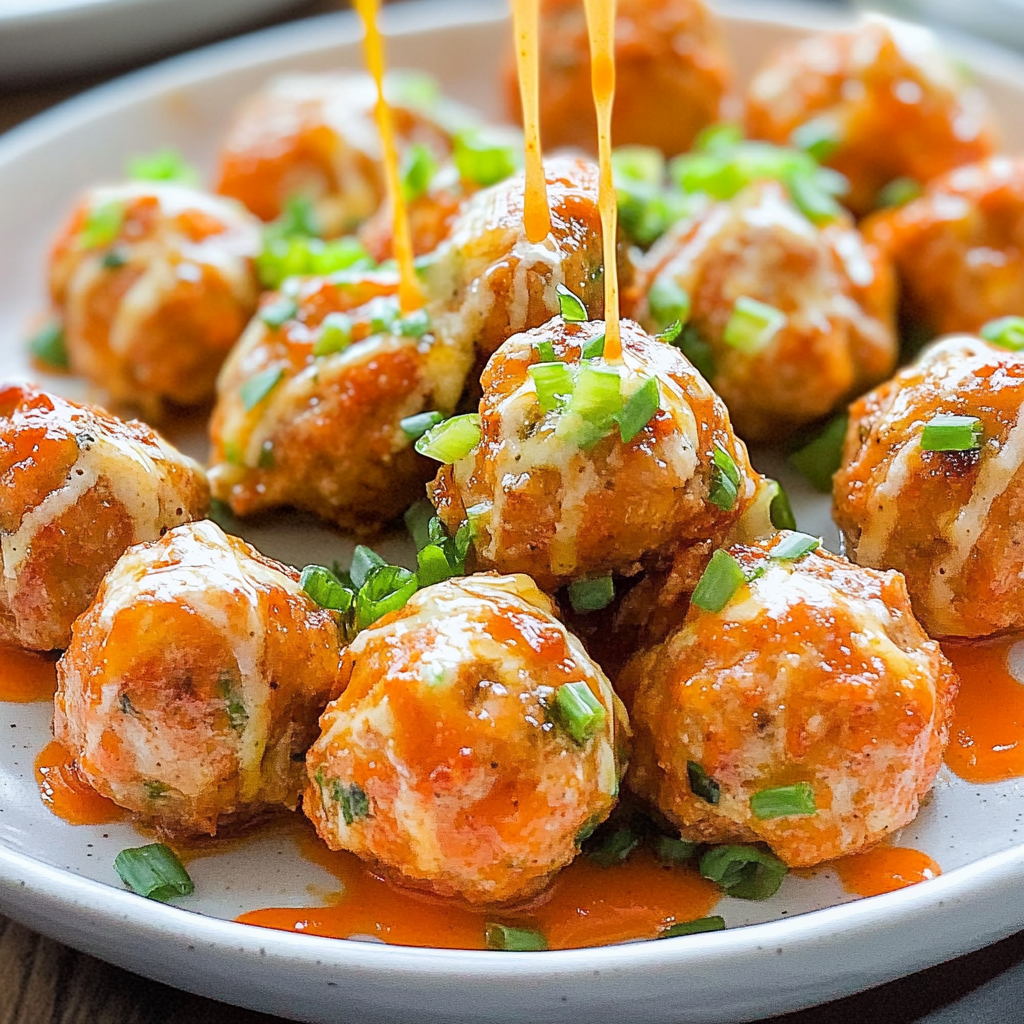 Recipe preparation for buffalo chicken meatballs