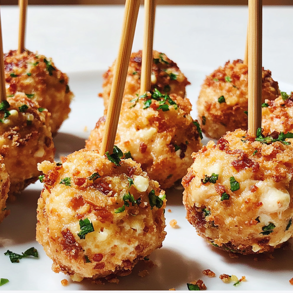 Recipe preparation for Mini cheese ball bites