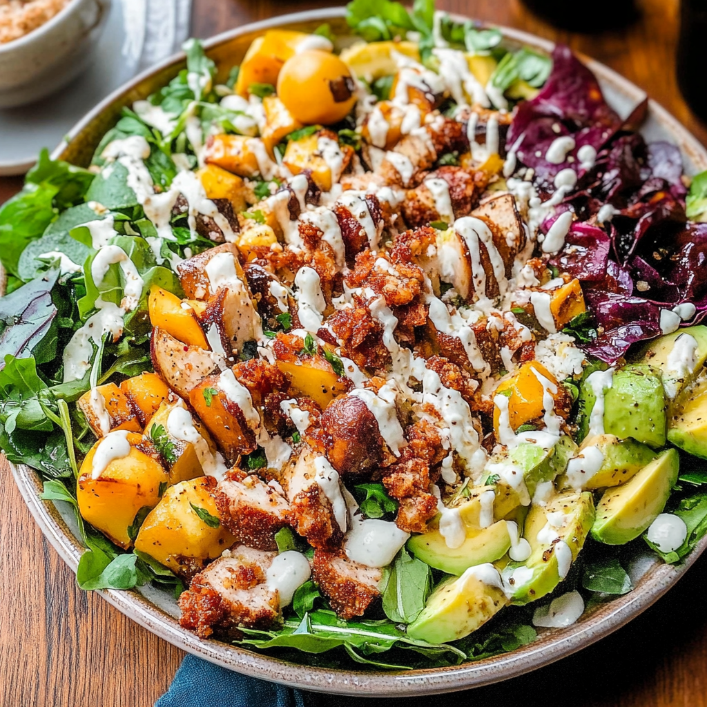 Recipe preparation for Fall Cobb Salad