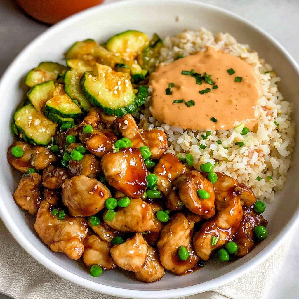 Recipe preparation for hibachi chicken with fried rice