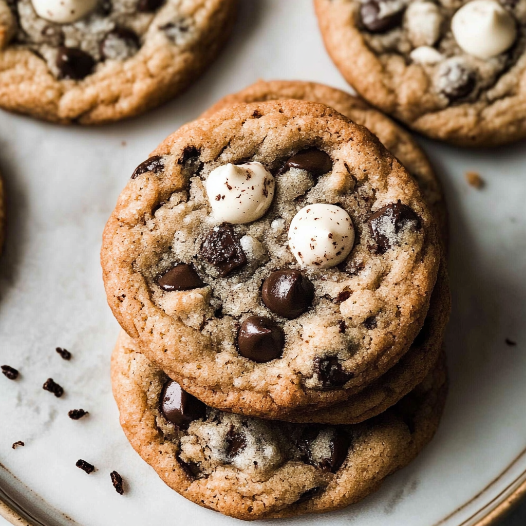 Recipe preparation for Cookies and Cream Cookies