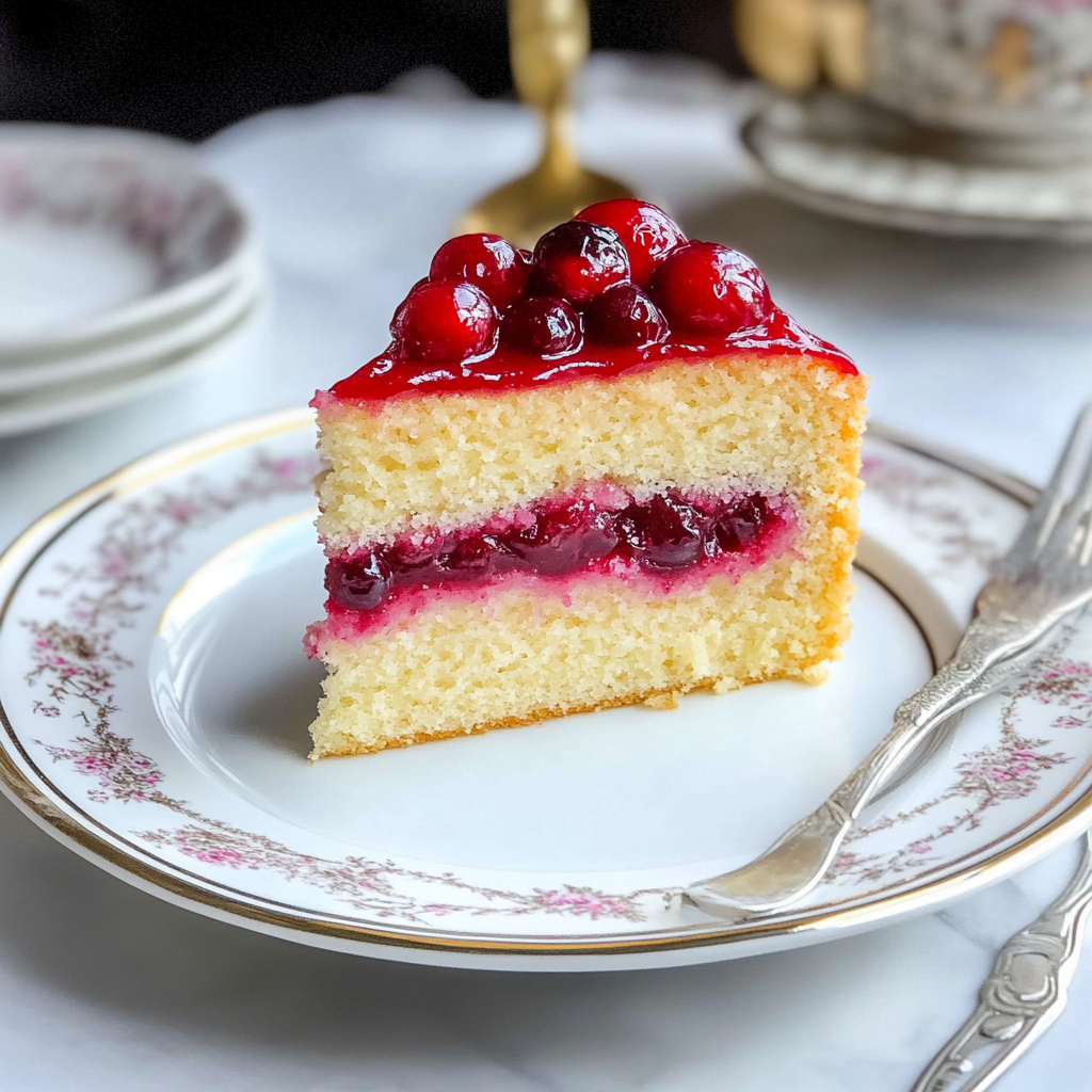 Recipe preparation for Cranberry Orange Brown Sugar Cake