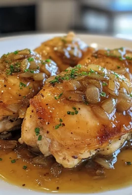 Instant Pot French Onion Chicken Thighs