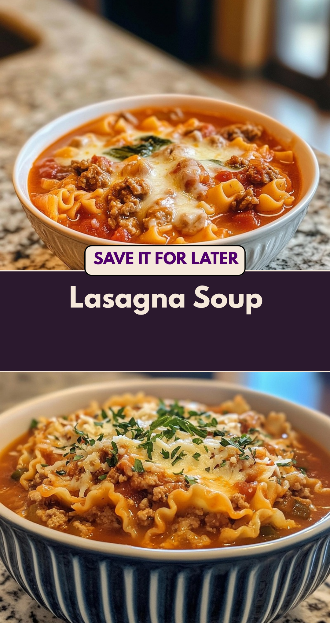 Lasagna Soup