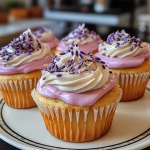 Lavender London Fog Cupcakes