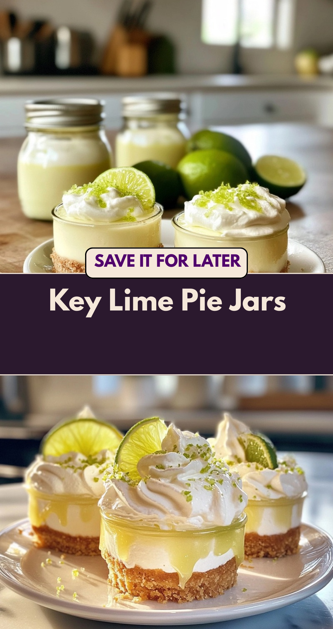 Key Lime Pie Jars