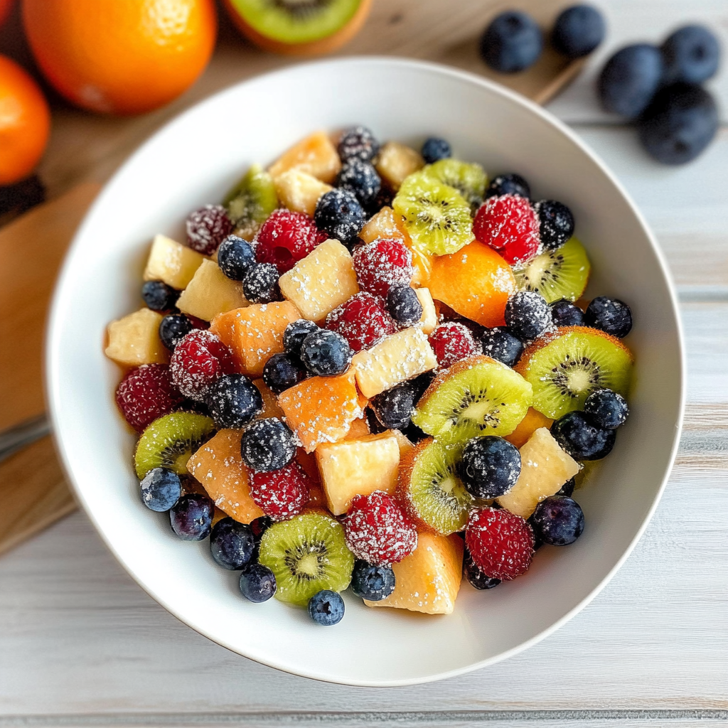 Recipe preparation for Winter Fruit Salad