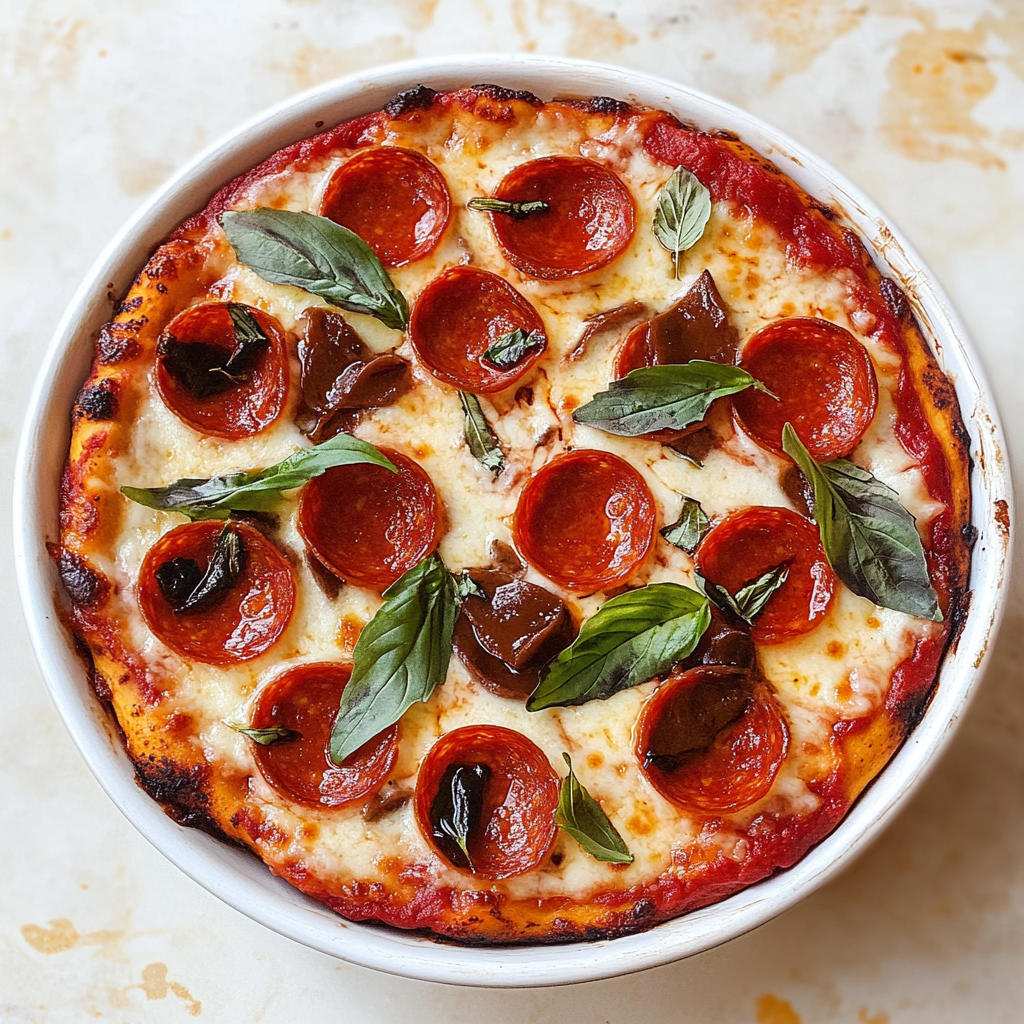 Recipe preparation for cottage cheese pizza bowl