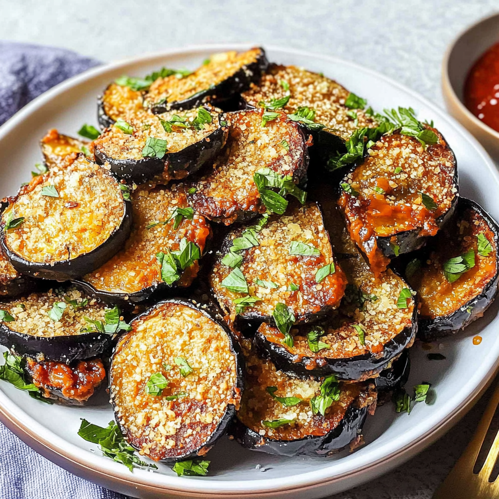 Recipe preparation for Air Fryer Eggplant Recipe