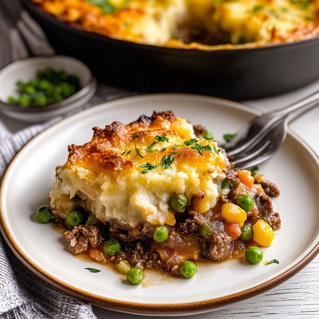 Recipe preparation for Authentic Irish Shepherd’s Pie
