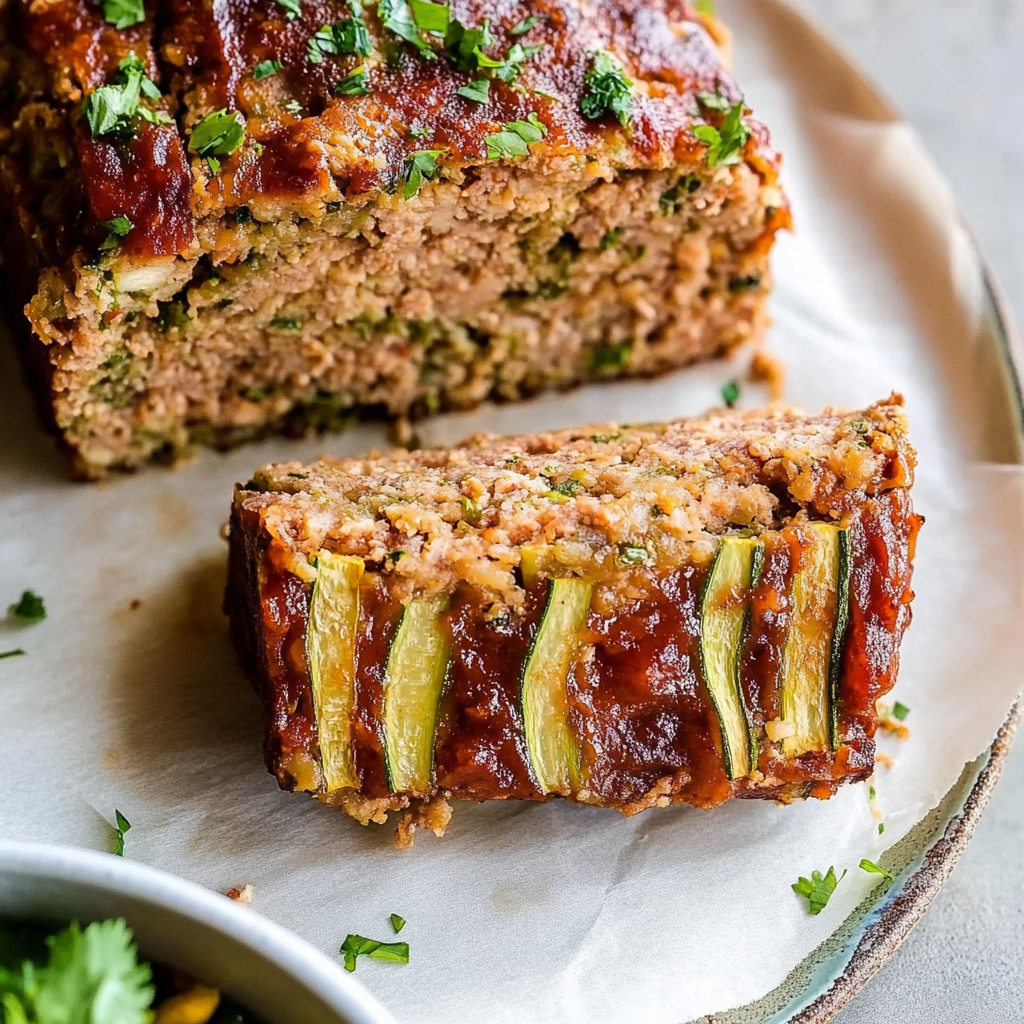 Recipe preparation for Turkey Zucchini Meatloaf