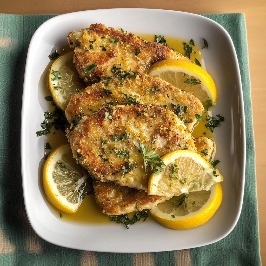 Recipe preparation for Lemon Turkey Cutlets