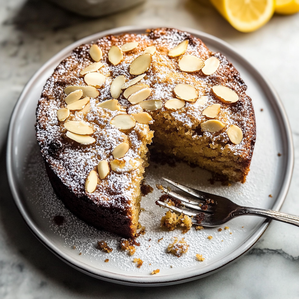 Recipe preparation for Flourless Almond Cake