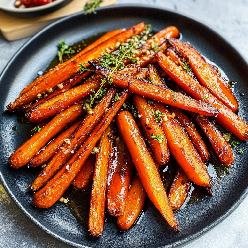 Recipe preparation for Honey Glazed Carrots