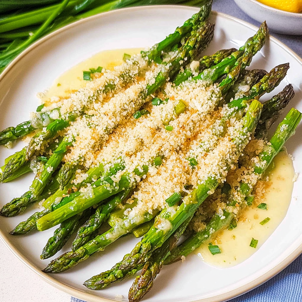 Recipe preparation for Parmesan Baked Asparagus