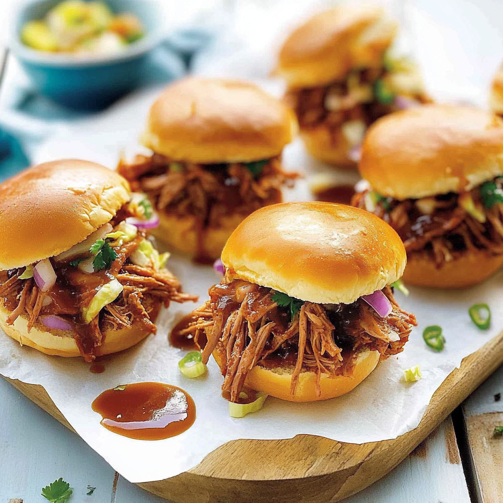Recipe preparation for Pulled Pork Sliders