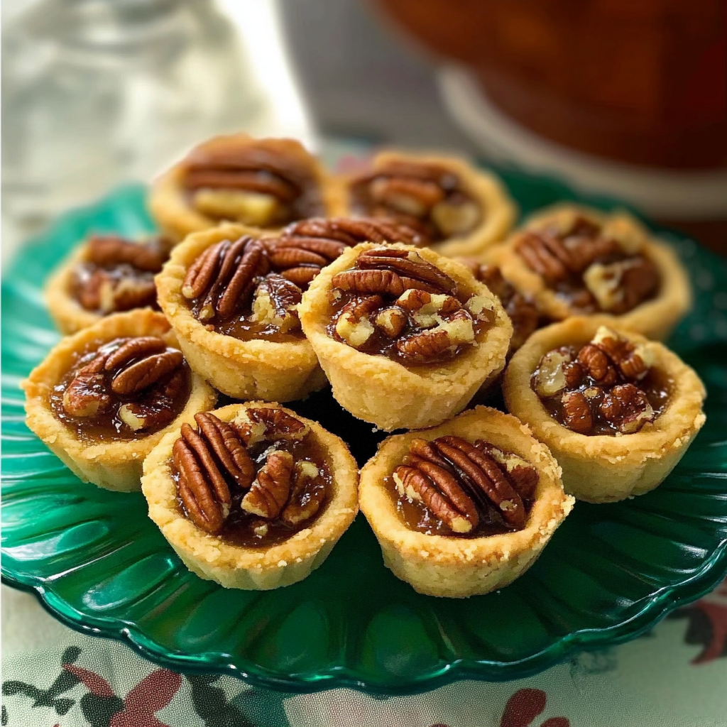 Recipe preparation for Old Fashioned Pecan Tassies