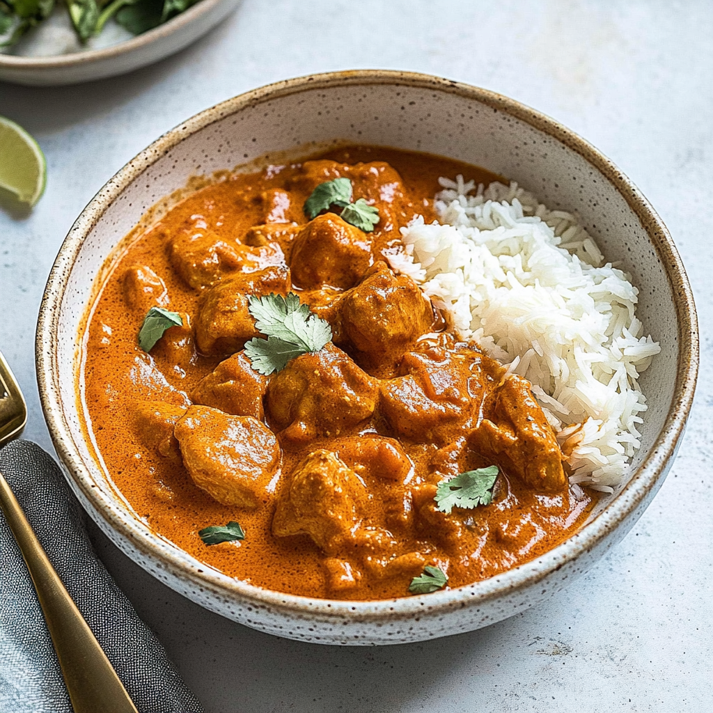 Recipe preparation for Instant Pot Butter Chicken (Murgh Makhani)