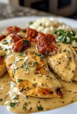 Creamy Tuscan chicken