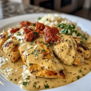 Creamy Tuscan chicken