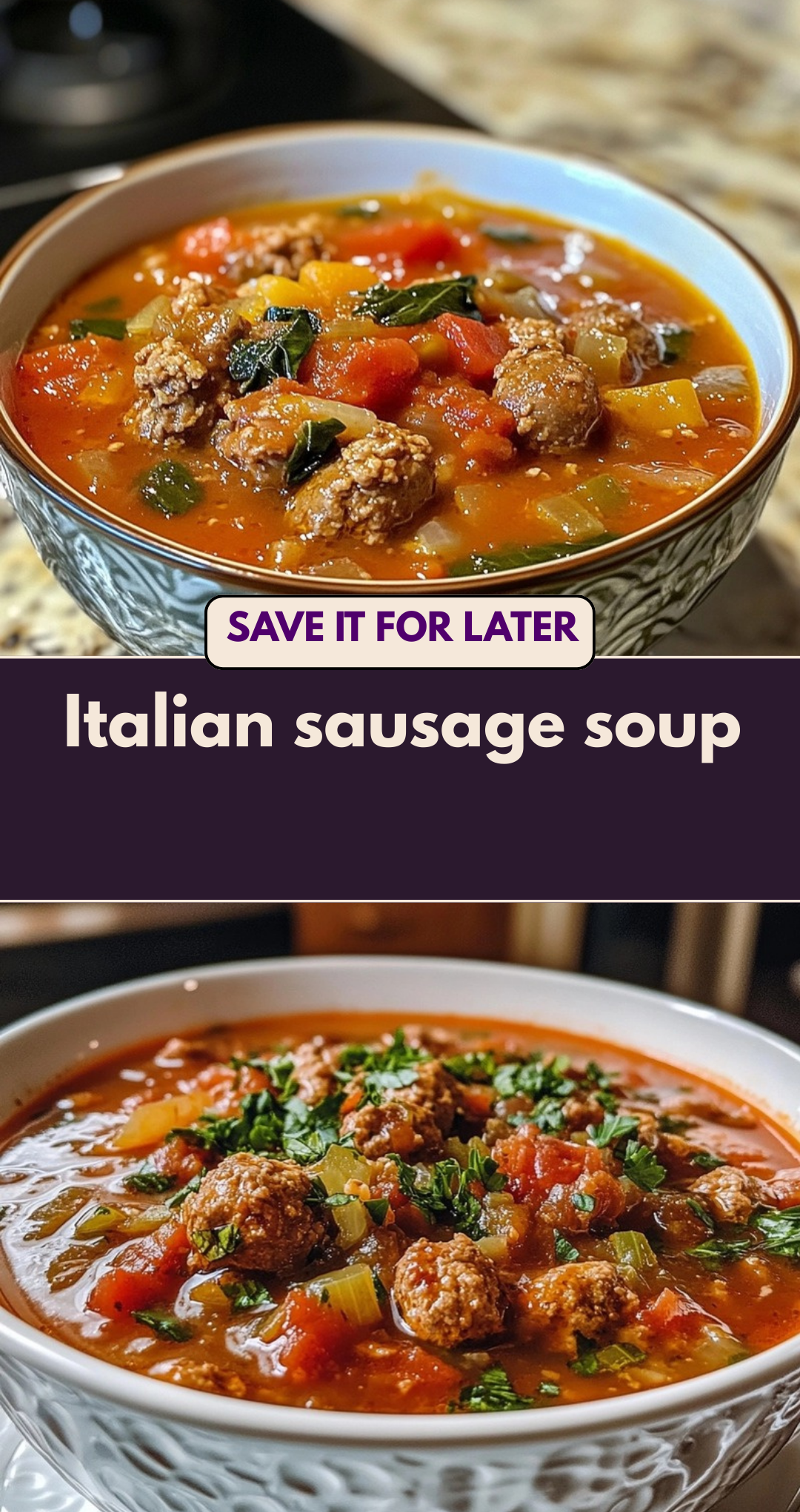 Italian sausage soup