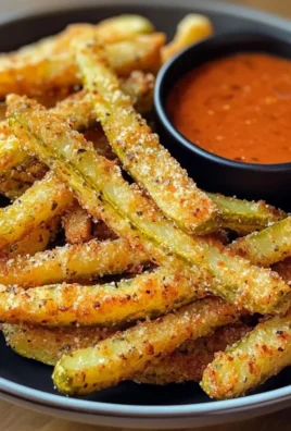 Pickle Fries with Spicy Dipping Sauce