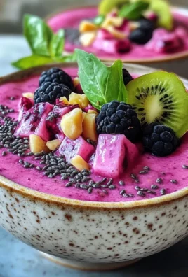 Pink Pitaya Smoothie Bowls