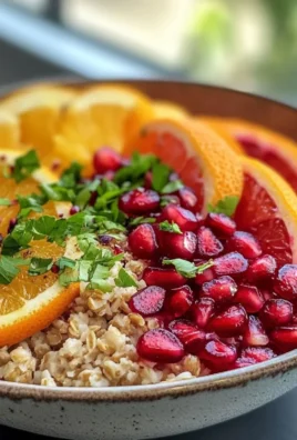Winter Citrus and Pomegranate Grain Bowl