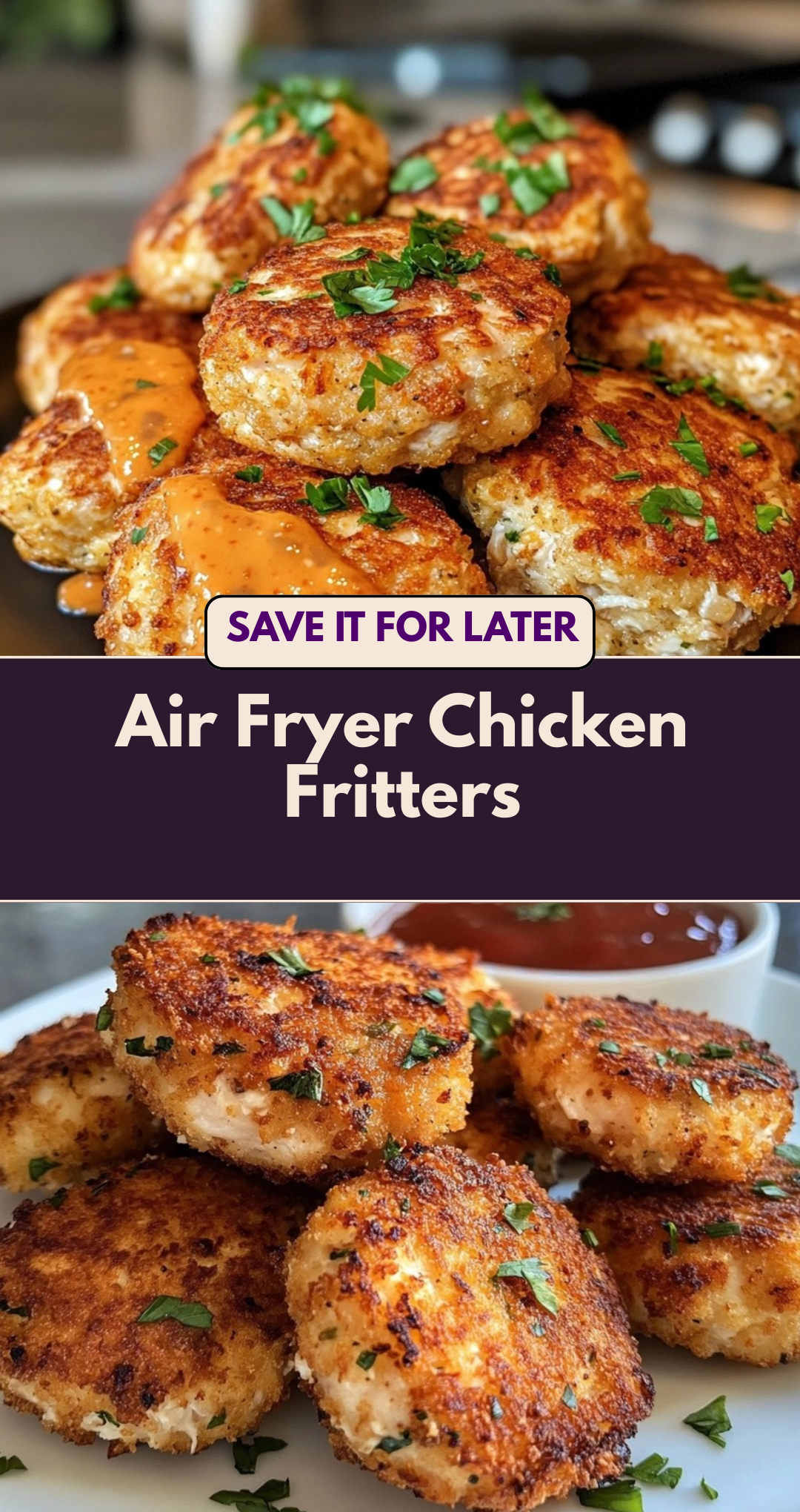 Air Fryer Chicken Fritters