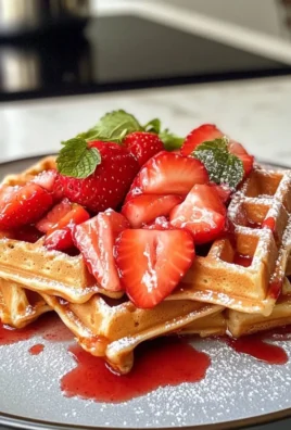 Strawberry Waffles Recipe