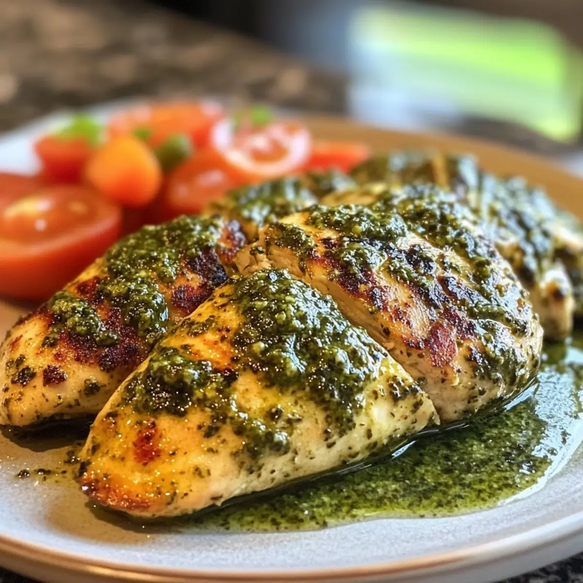 3 Ingredient Pesto Chicken