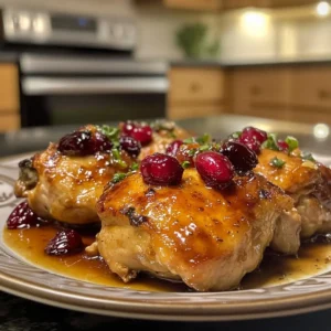 Crockpot Cranberry Apricot Chicken