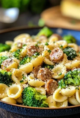 30 Minute Orecchiette Pasta with Sausage and Broccoli
