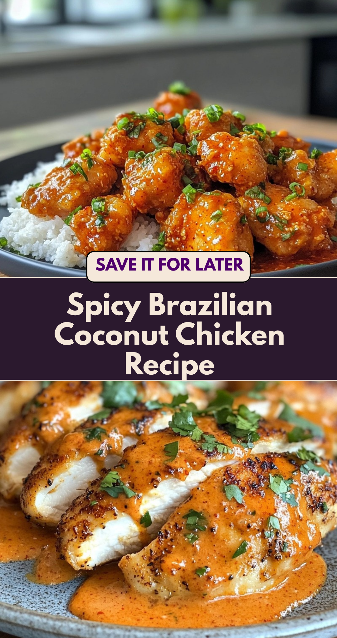 Spicy Brazilian Coconut Chicken Recipe