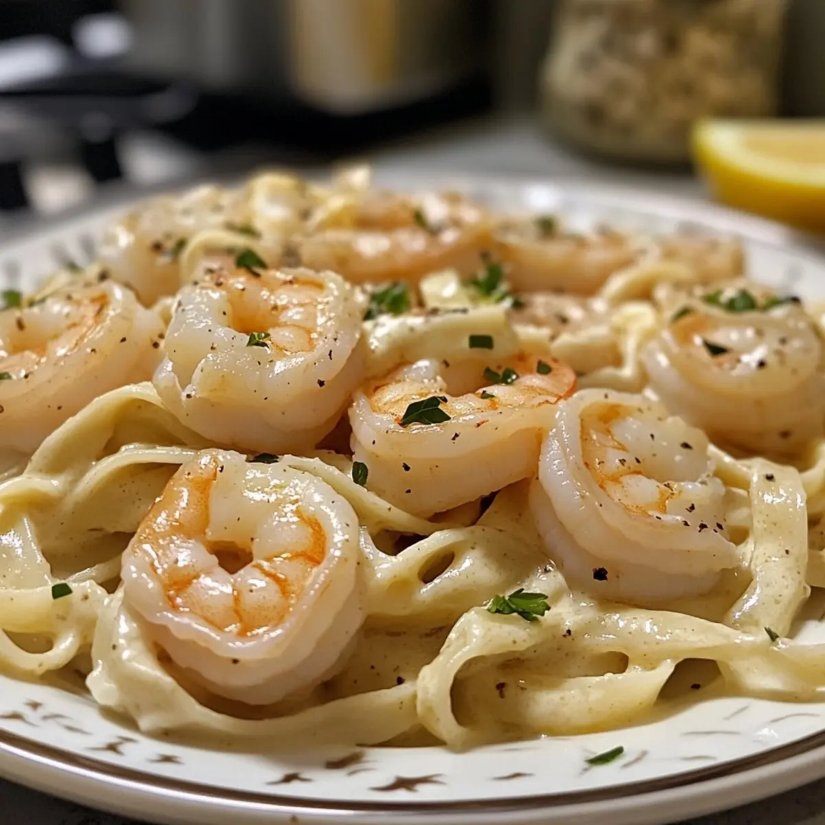 Shrimp Alfredo