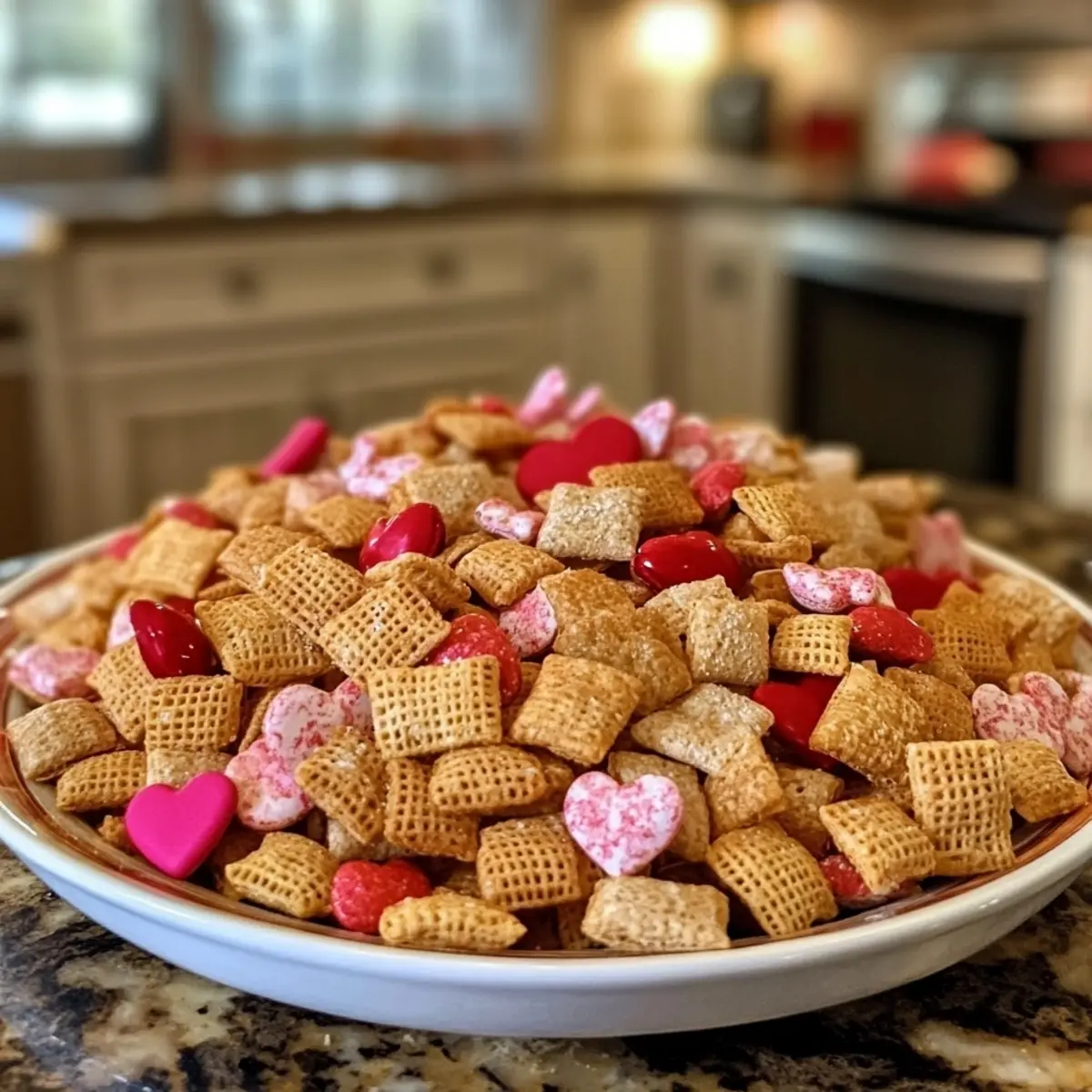 Valentine Chex Mix