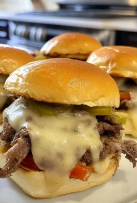 Philly cheesesteak sliders