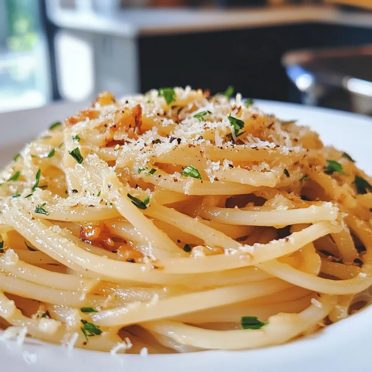 Caramelized Onion & Parmesan Pasta