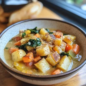 Rustic Roasted Winter Vegetable Chowder