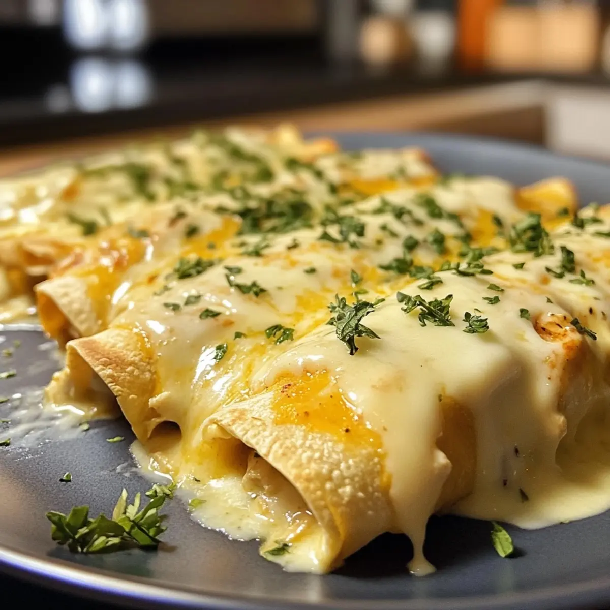 Cream Cheese Chicken Enchiladas