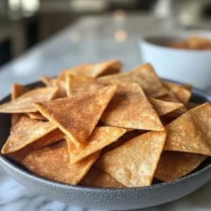 Fast Cinnamon Tortilla Chips