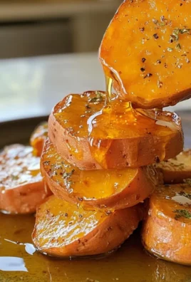 Hot Honey Melting Sweet Potatoes