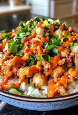 Protein Firecracker Ground Chicken Bowls