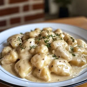 Creamy Garlic Chicken Gnocchi