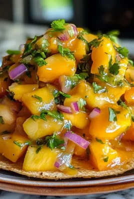 Mango Habanero Ceviche Tostadas