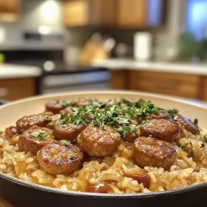 Sausage and Rice Skillet